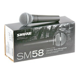 Micrófono Vocal Shure Sm58 Negro Profesional Original