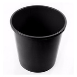 Cesto Papelero Tacho De Basura Plastico Negro De Oficina 12l