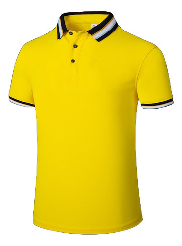 Playera Tipo Polo Hombre Manga Corta Calidad Moda Casual