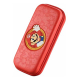 Estuche Para Nintendo Switch/oled Diseño De Mario Rojo