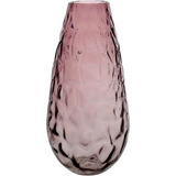 Orium Vaso Decorativo 38x18x18cm Vidro Rosa