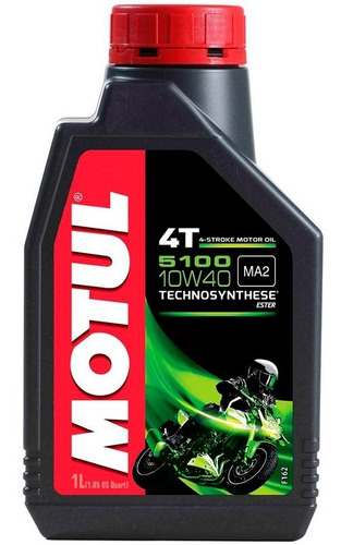 Aceite Motul 4t 5100 Ester 10w40 Semisintetico - Fas Motos