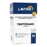 Lavitan Triptofano 600mg Com 30 Cápsulas