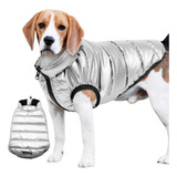 Parka Para Mascotas Perros Color Silver Talla 4xl