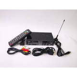 Tdt Decodificador Para Tv Receptor Televisor Codificador Color Negro