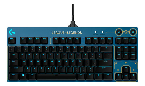 Teclado Logitech G Pro Tkl Lol 2 - Switch Brown