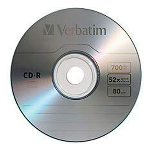 Cd-r Verbatim 700mb 80 Minutos 52x - 10 Discos
