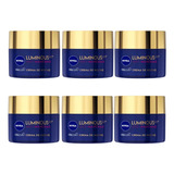 Combo X6 Nivea Crema Antimanchas De Noche Luminous630 50ml