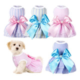 4 Piezas De Vestidos Para Perros Pequeños Y Medianos, Ropa P