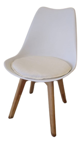 Almohadones Para Sillas Eames O Tulip En Tusor Pack X6. 