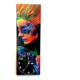 Reloj De Pared Decorativo Mujer Multicolor