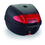 Baul Moto Desmontable Mac 30 Lt. City Negro Rojo