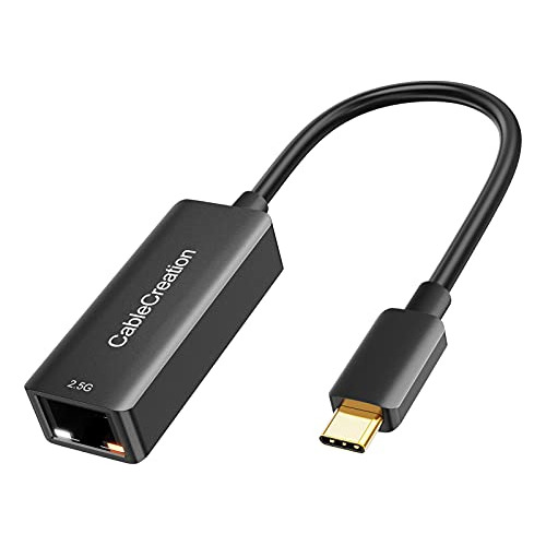 Adaptador Usb C A Ethernet De 2,5 G De Cablecreation, Usb C