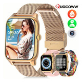 Quacoww Smartwatch Mujer Reloj Inteligente Bluetooth Llamada