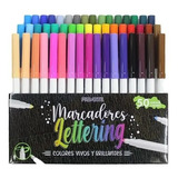 Marcador Lettering 50 Colores Proarte 