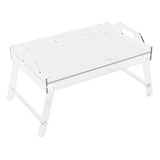 Crysfloa Bandeja De Cama Plegable Mesa Portátil Con Patas Pl