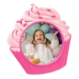 Isaac Jacobs Marco De Cupcakes Rosa De 4 X 4 Con Caballete X