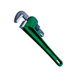 Llave Tubo 10'' Verde Sata 70813