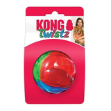 Pelota Kong Twistz Tamaño Mediano Color Rojo / Verde