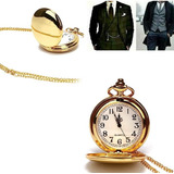 Oro Reloj Bolsillo Con Colgante Para Trajes Peaky Blinders