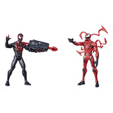 Figura De Acción Marvel Spider-man Miles Morales Vs Carnage
