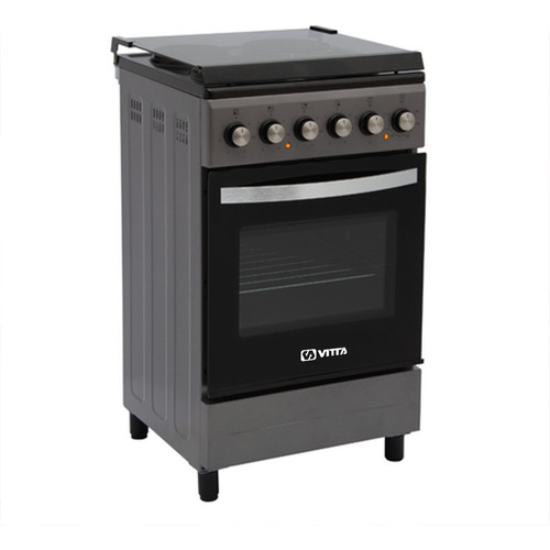 Cocina Eléctrica Vitta 50cm - Negra/acero