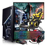 Pc Game Amd Fenix + Kit Gamer Full Hd Completo + Cadeira