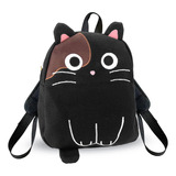 Mewcho Black Cat Mochila Para Niñas Mini Tiny Small Bag Mone