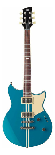 Guitarra Eléctrica Yamaha Revstar Standard Rss20 De Arce/caoba Con Cámara 2022 Swift Blue Poliuretano Brillante Con Diapasón De Palo De Rosa