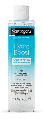 Agua Micelar Neutrógena Hydro Boost 400 Ml