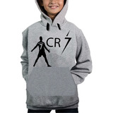 Blusa Agasalho Moletom Infantil Cristiano Ronaldo Cr7