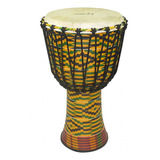 Tycoon Djembe 12 Casco En Fibra De Vidrio Color Dorado