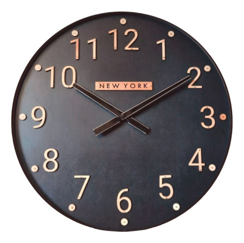 Reloj De Pared Industrial Decorativo Números Grandes 