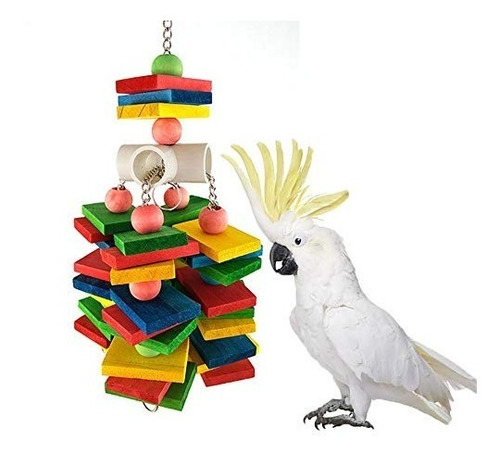 Loro Grande Chew Toy De Aves Macaw Grises Africanos Cockatoo