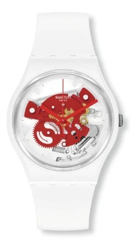 Reloj Mujer Swatch So31w104 Time To Red /relojería Violeta