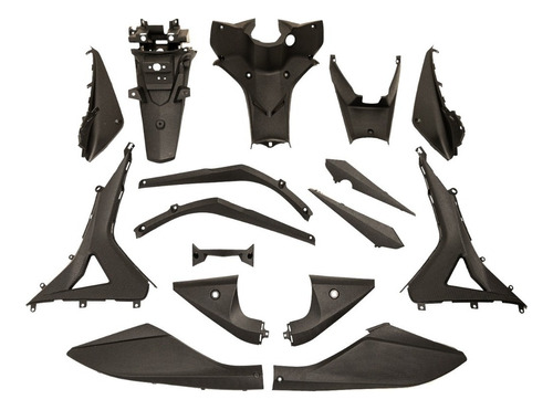 Kit De Plasticos Internos Completo Honda New Wave 110 S Mtc