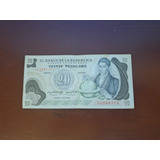 Billete De 20 Pesos Oro Original 1 Enero De 1983