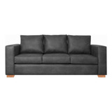 Sillon Sofa 3 Cuerpos Linea Premium Ecocuero Talampaya Plus