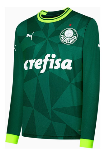 Camisa Puma Palmeiras I 2023/24 Manga Longa