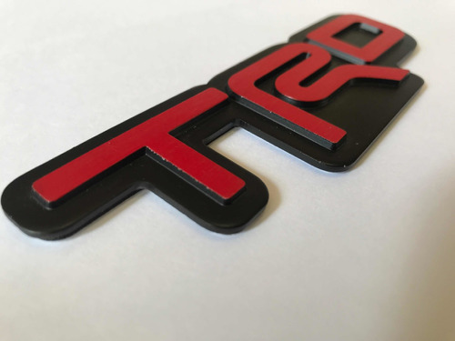 Emblema Trd Rojo  Para Toyota 4runner Fortuner Tacoma Revo Foto 2