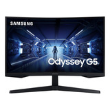 Monitor Gamer Curvo Samsung Odyssey G5 C27g55t Led 27  