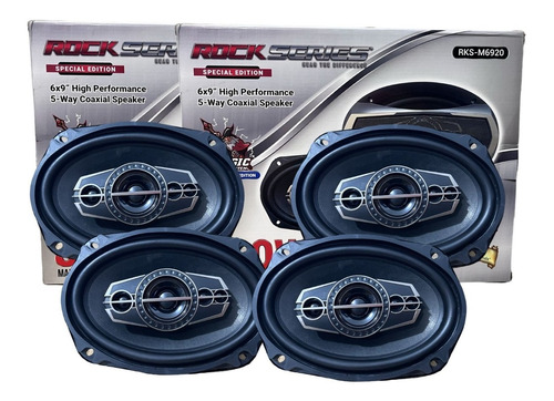 Bocinas 6x9 Rock Series Rks-m 6920 800w Edicion Especial 