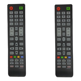 Kit 2 Controle Remoto Tv Compatível Hq Smart Netflix Hk320df
