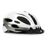 Capacete Absolute Nero Com Sinalizador Cor Prata Tamanho 58-62cm