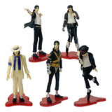 Juego De 5 Figuras De Acción De Michael Jackson, 11 Cm, Smoo