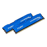 Kit 2x Memoria Hyper X Fury 8gb Ddr3 1866mhz Com Dissipador