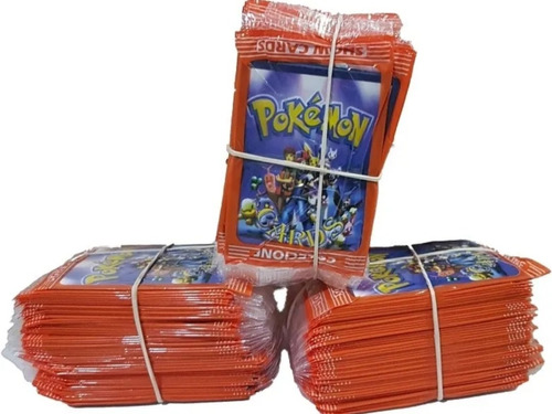 Kit 200 Cards Pokémon  Evolution = 50 Pacotes De Figurinhas