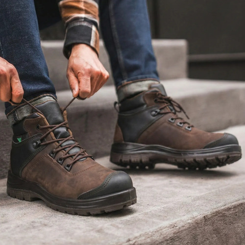Bota Caballero Van Vien Dielectrica Omemkec5d Chocolate | Meses sin interés
