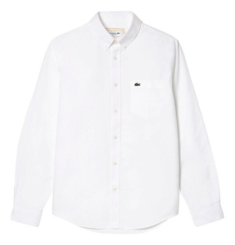 Camisa Lacoste Regular Fit Hombre White Original