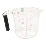 Jarra Medidora Taza Plástica Cocina De Medidas 1l, 32oz, 4tz